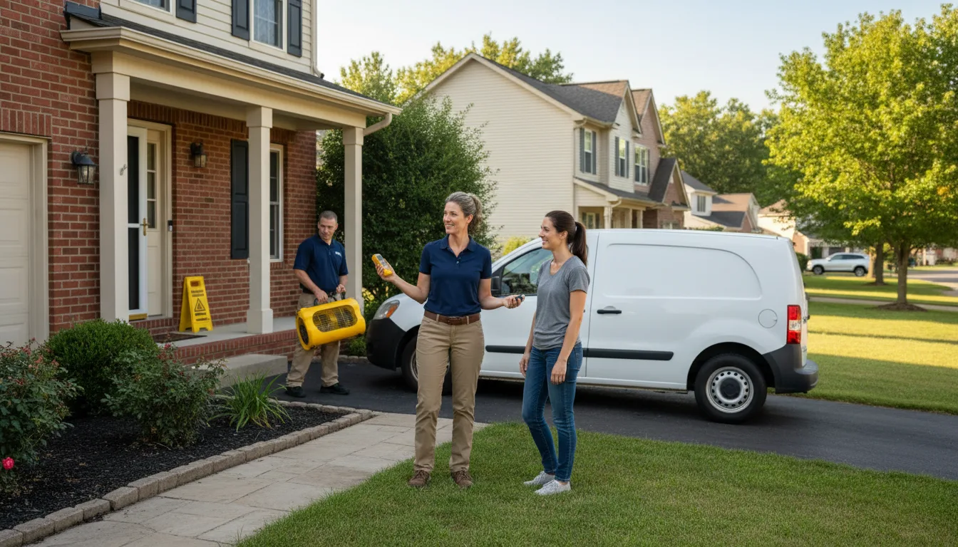 Residential water damage restoration in Yankeetown, FL